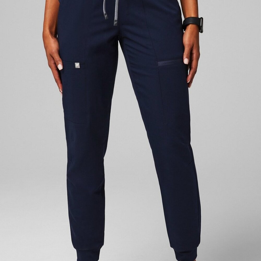 Fabletics Womens Navy On-Call Scrub Joggers